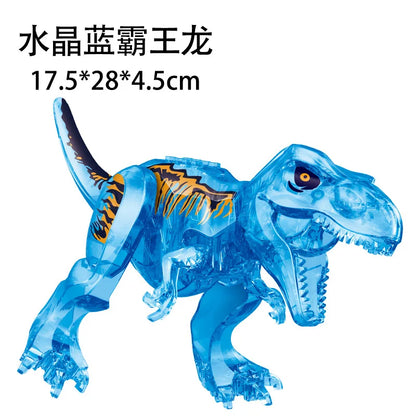 Jurassic World 3 Brutal Raptor Building Blocks Dinosaur Bricks Tyrannosaurus Indominus I-Rex Assemble Toy For Children by Smarsty