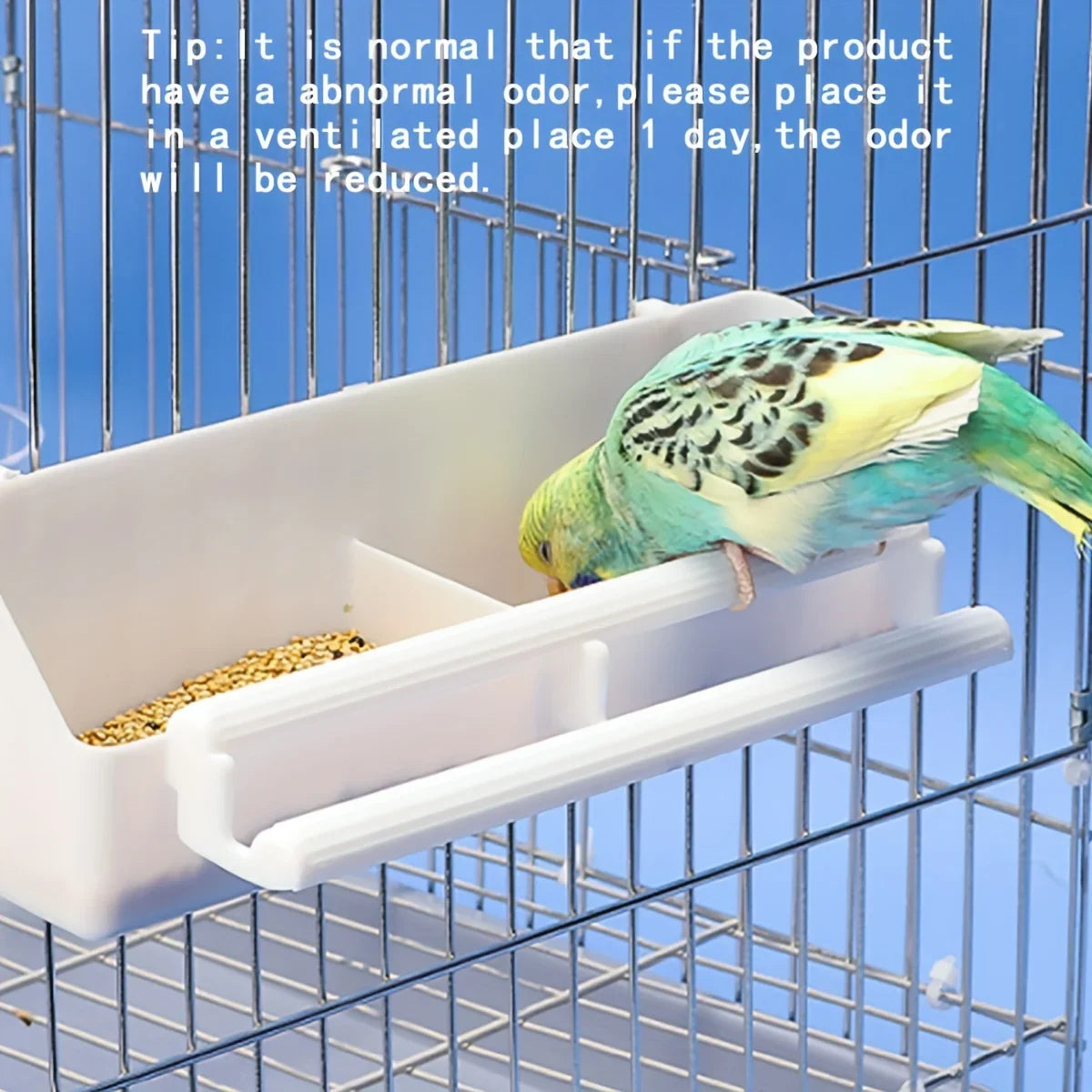 Double Grid Parrot Feeder for Easy Bird Feeding - Smarsty