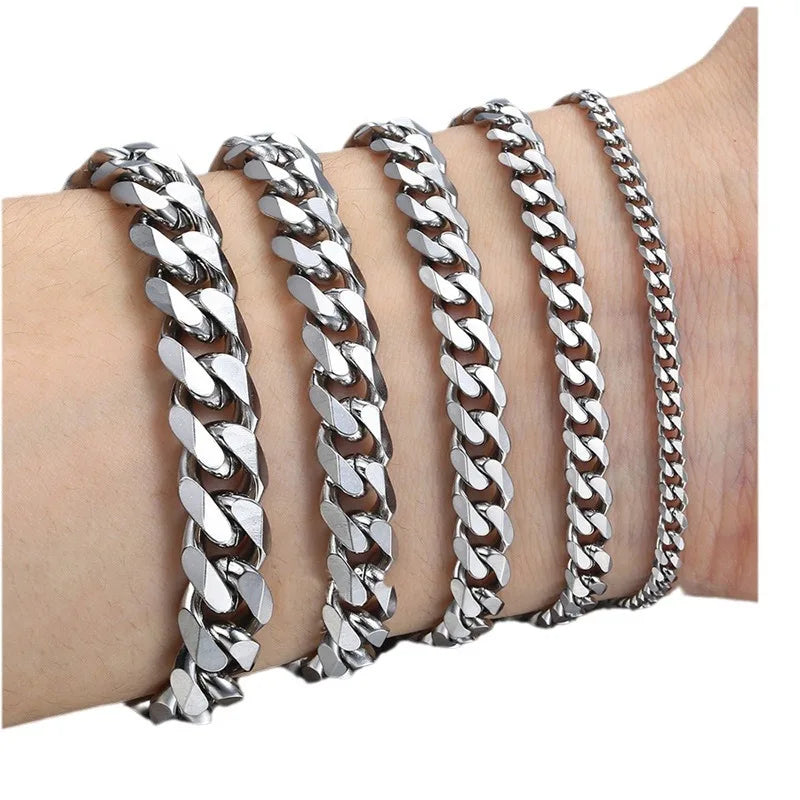Trendy Cuban Chain Bracelet for Men and Women - Smarsty