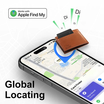 Ultra-Thin GPS Wallet Tracker with Bluetooth Connectivity - Smarsty