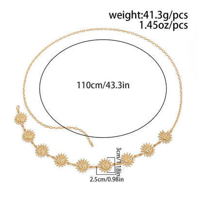 Boho Sun Waist Belly Chain for Women - Smarsty