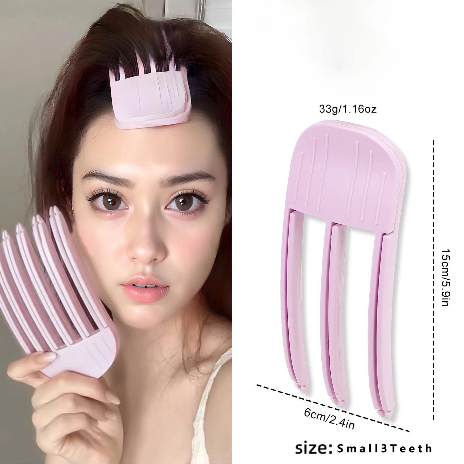 Fluffy Hairpin Curling Bangs Clips for Volume - Smarsty