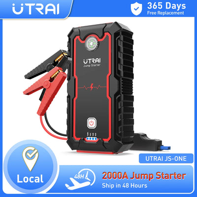 UTRAI Power Bank  2000A Jump Starter Portable Charger Car Booster 12V Auto Starting Device Emergency Car Battery Starter - Smarsty