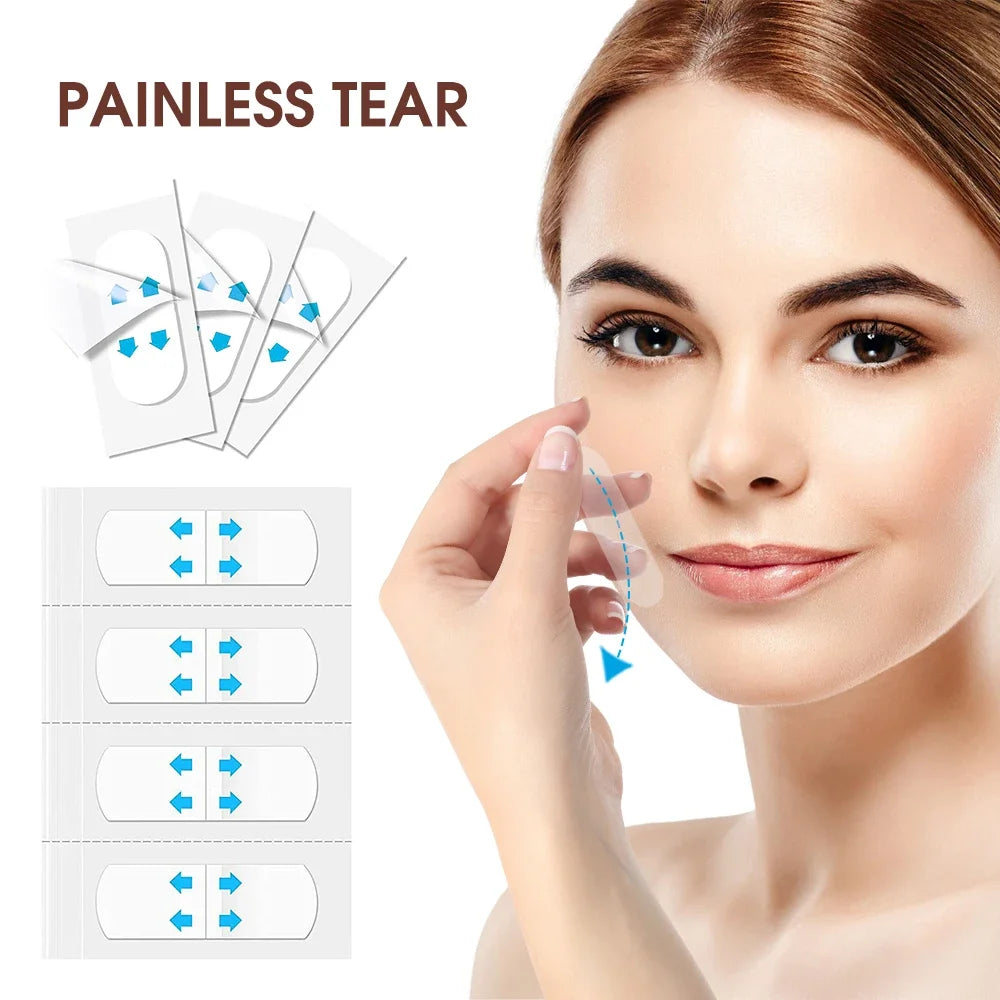 80pcs Invisible Face Lifting Tapes for Wrinkle Removal - Smarsty