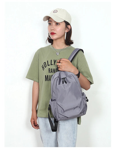 Sport Mini Men's Backpack Fashion Small Black Travel Rucksack Shoulder School Bag Canvas Designer Sports Backpacks Mochila Bags - Smarsty
