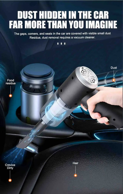 USB Charging Car Vacuum Cleaner High Power Auto Cleaning - Smarsty