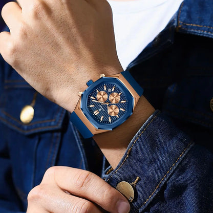 Waterproof Luminous Chronograph Watch for Men - Smarsty
