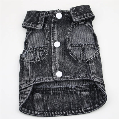 Dog Jeans Jacket for Small Dogs and Cats - Smarsty