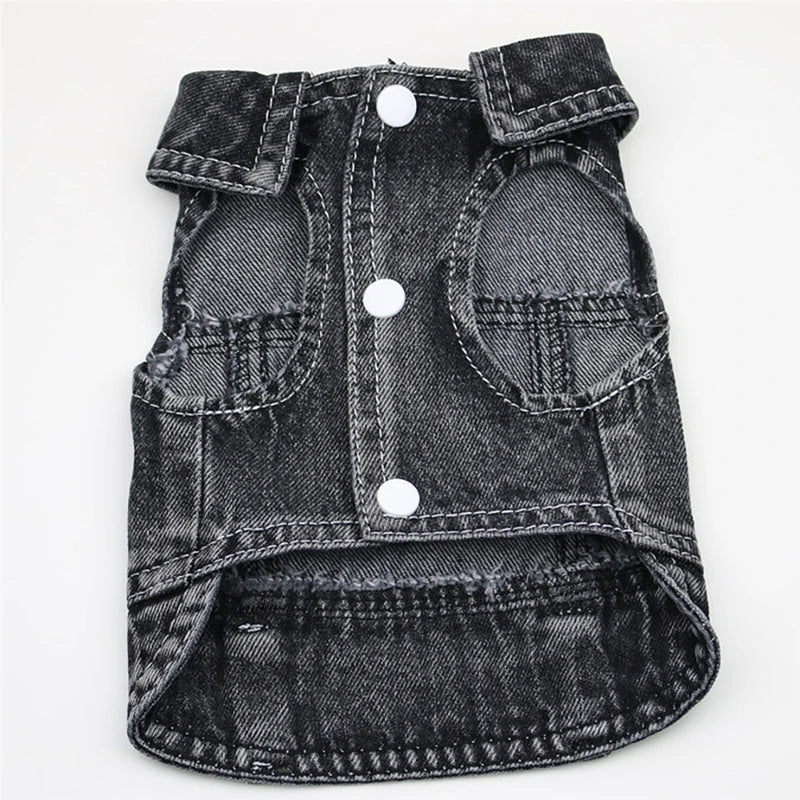 Dog Jeans Jacket for Small Dogs and Cats - Smarsty