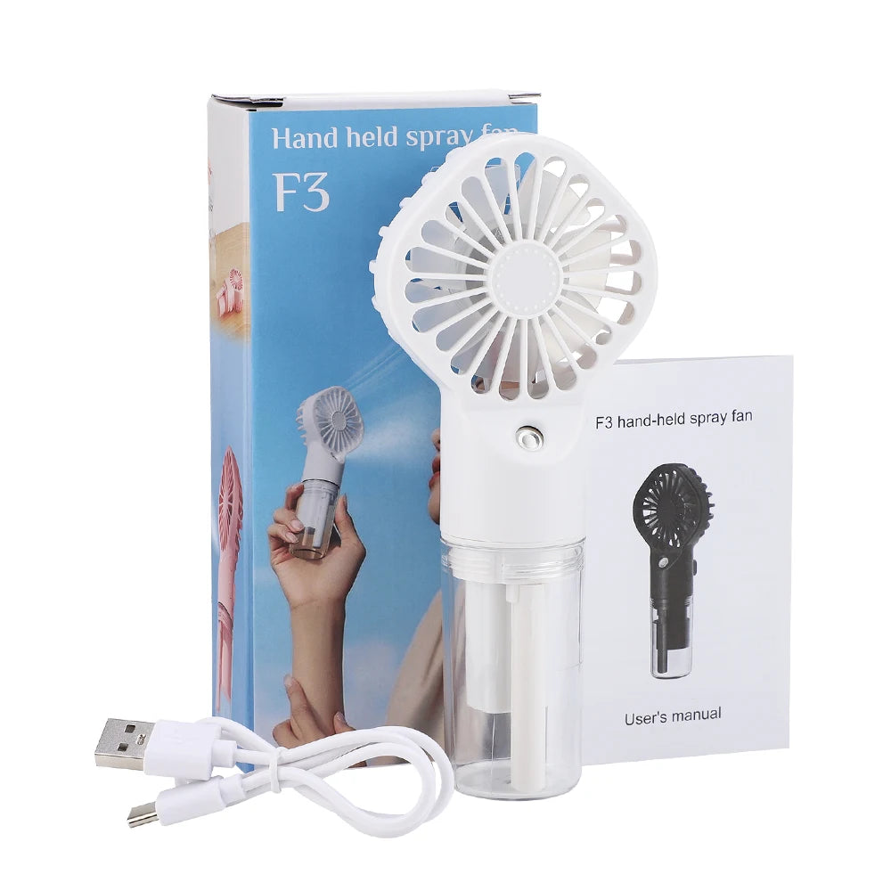Portable Mini Handheld Humidifier Fan with Mist - Smarsty