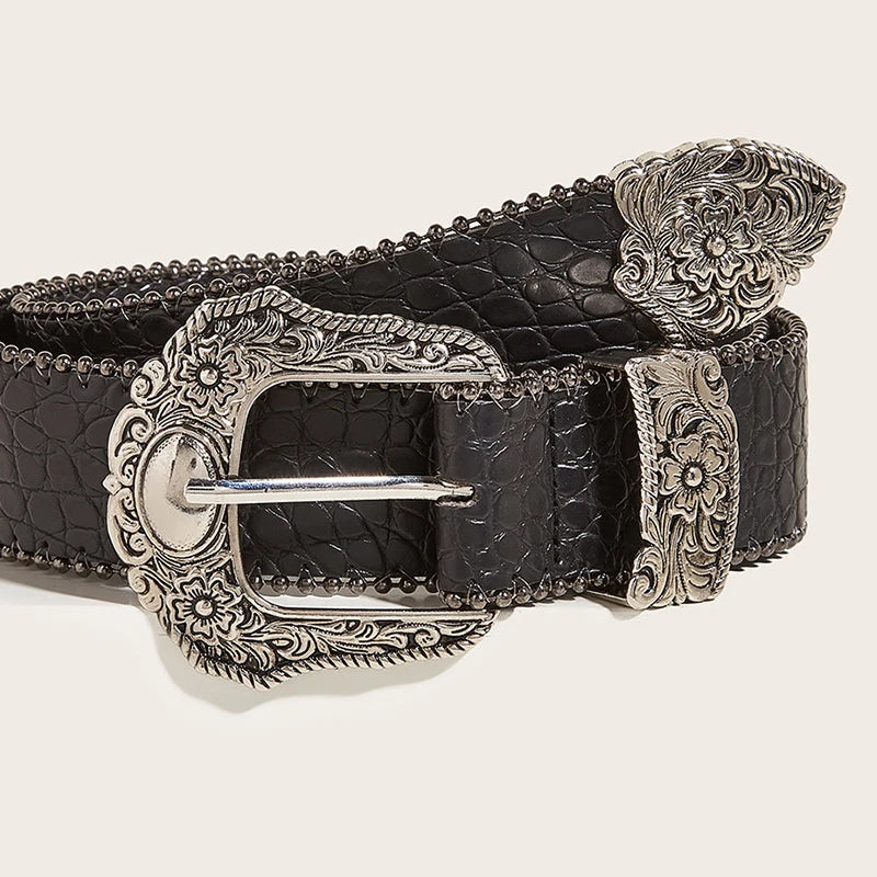 Unisex Goth Y2k Designer Jeans Belt High Quality - Smarsty