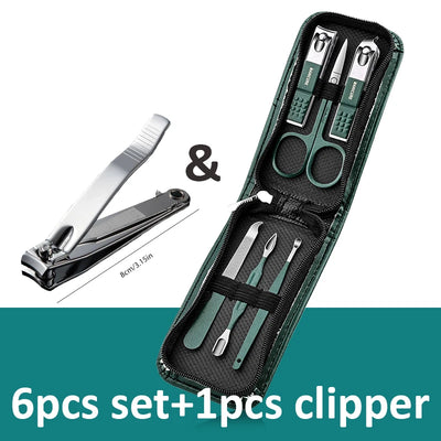 Portable Manicure Set with Sharp Stainless Steel Tools - Smarsty