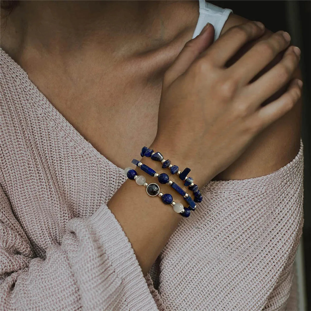 Amethyst Healing Bracelet Set for Weight Loss and Meditation - Smarsty