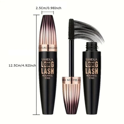 Waterproof 4D Mascara for Long Lasting Curl and Volume - Smarsty