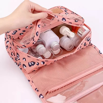 Waterproof Cosmetic Bag Travel Pouch With Hook Organizer - Smarsty