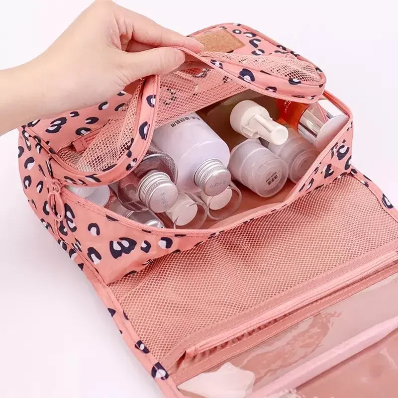 Waterproof Cosmetic Bag Travel Pouch With Hook Organizer - Smarsty