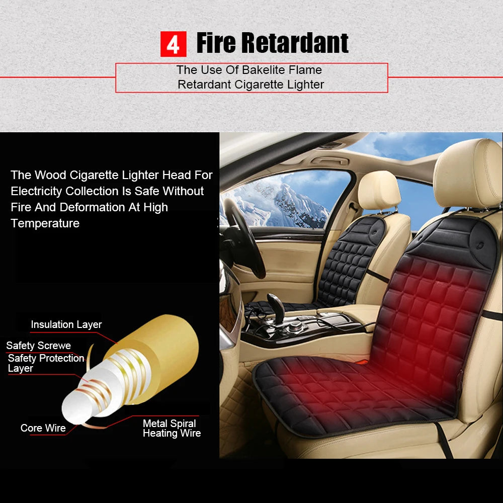 12V Electric Car Seat Heater Cushion For Warm Comfort - Smarsty