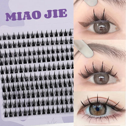 MIAOJIE 160 Rows Faux Mink Cluster Lashes for Natural Look - Smarsty