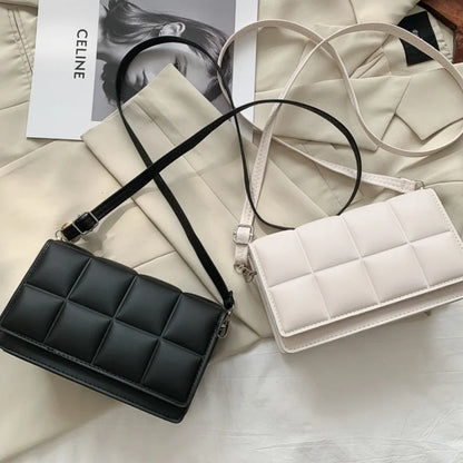 Designer Pu Leather Shoulder Bag Large Capacity Crossbody - Smarsty