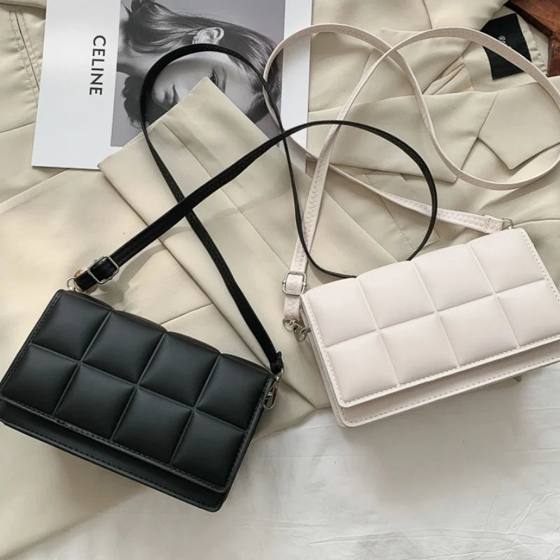 Designer Pu Leather Shoulder Bag Large Capacity Crossbody - Smarsty