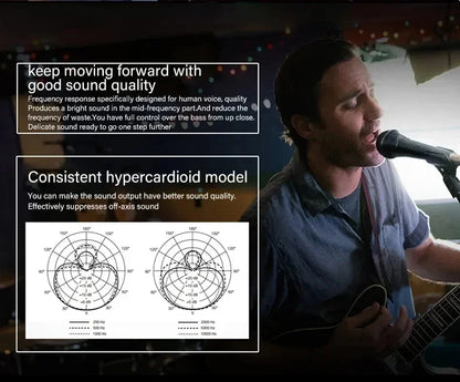 Metal Beta 58A Supercardioid Dynamic Microphone for Karaoke - Smarsty