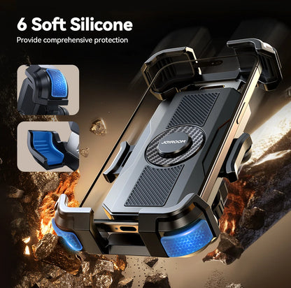 Motorcycle Phone Mount Anti Vibration Handlebar Holder - Smarsty