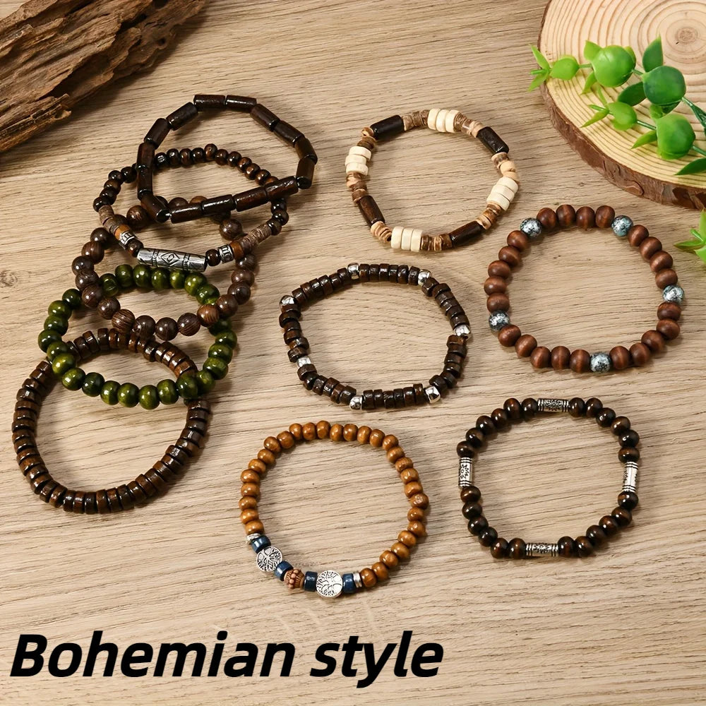 Bohemia Ethnic Beaded Bracelets For Men Stylish Gift - Smarsty