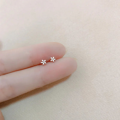 Hypoallergenic Heart Stud Earrings Minimalist Daily Wear - Smarsty