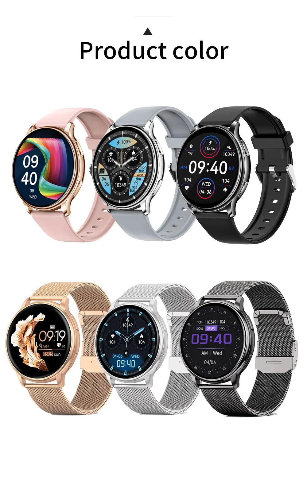 MEVADEN Bluetooth Smart Watch with Fitness Tracker - Smarsty