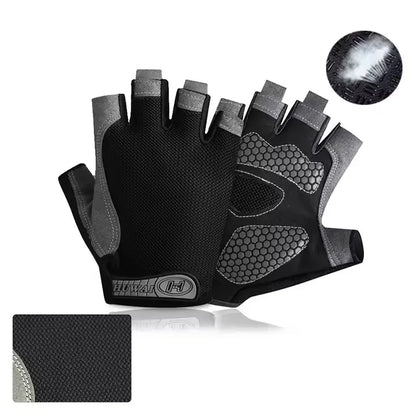 Breathable Anti Slip Half Finger Cycling Gloves for Men and Women - Smarsty