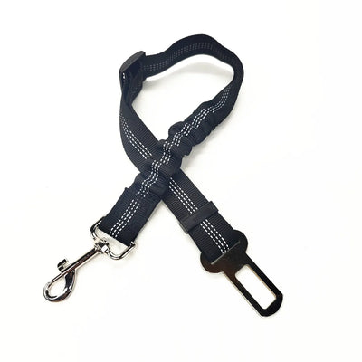 Adjustable Dog Car Seat Belt Harness with Reflective Cushioning - Smarsty