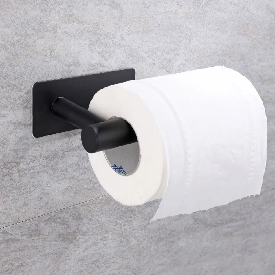 Stainless Steel Adhesive Paper Holder for Kitchen and Bathroom - Smarsty