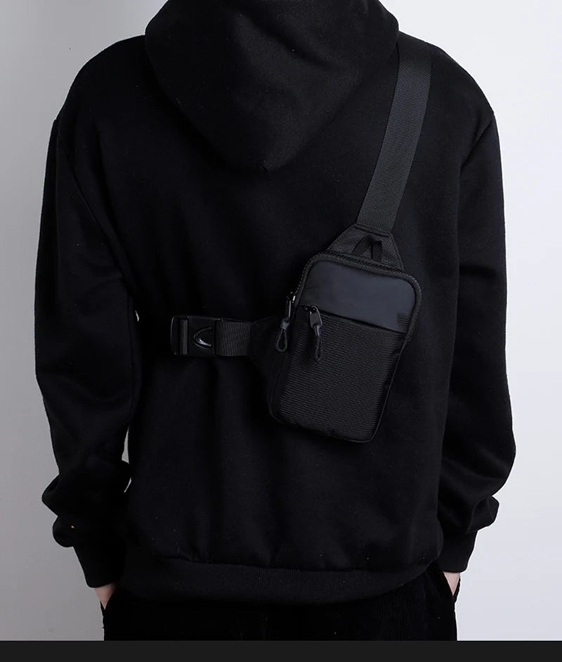 Unisex Chest Bag Crossbody With Large Capacity For Travel - Smarsty