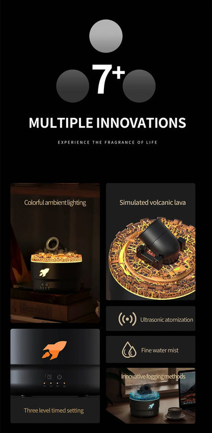 Ultrasound Air Humidifier with Colorful Night Light - Smarsty