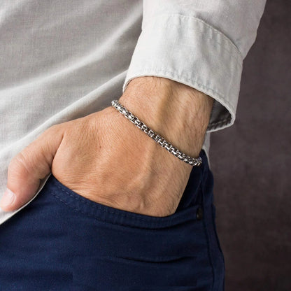 316L Stainless Steel Cuban Chain Bracelet for All - Smarsty