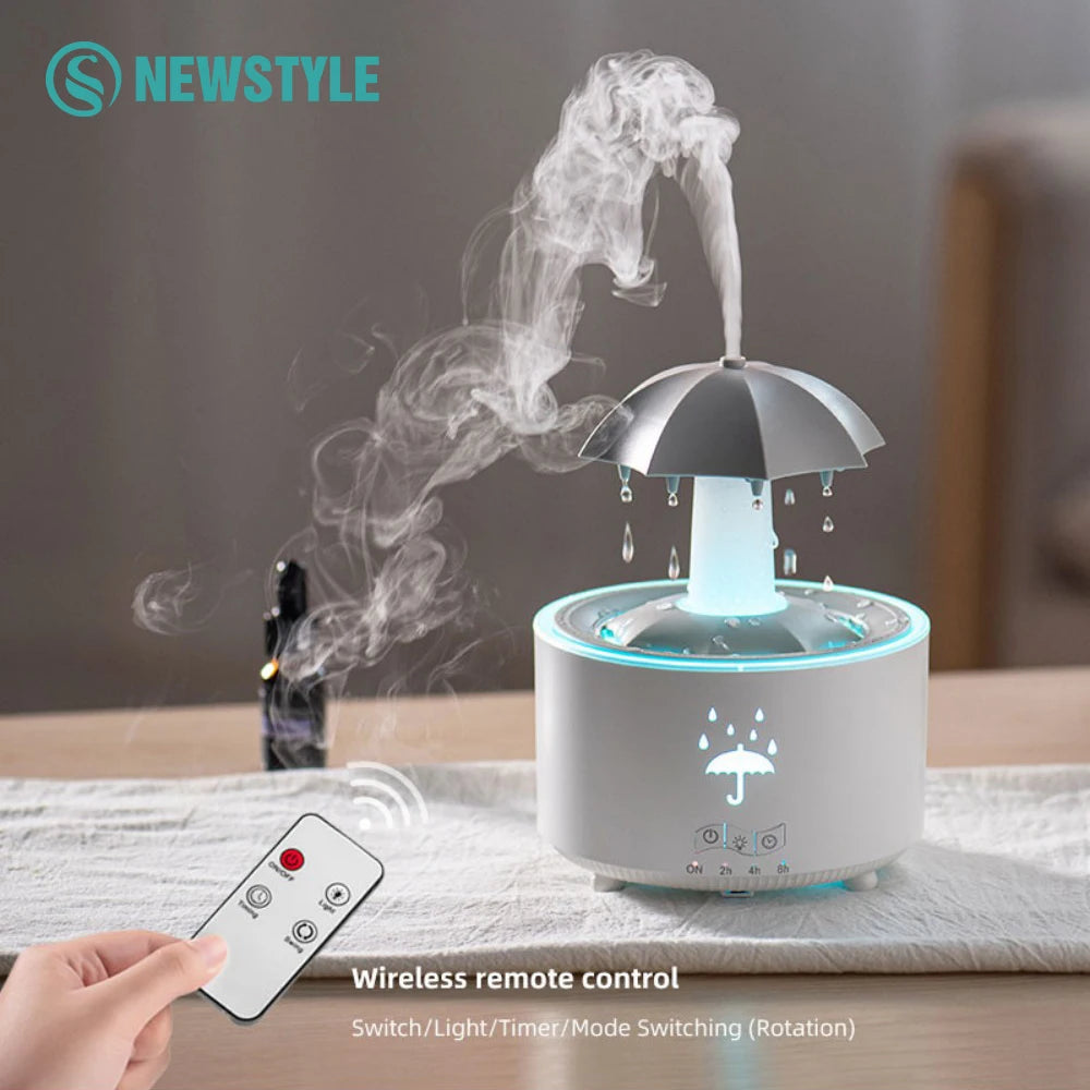 Rotating Umbrella Humidifier with Colorful Night Lights - Smarsty