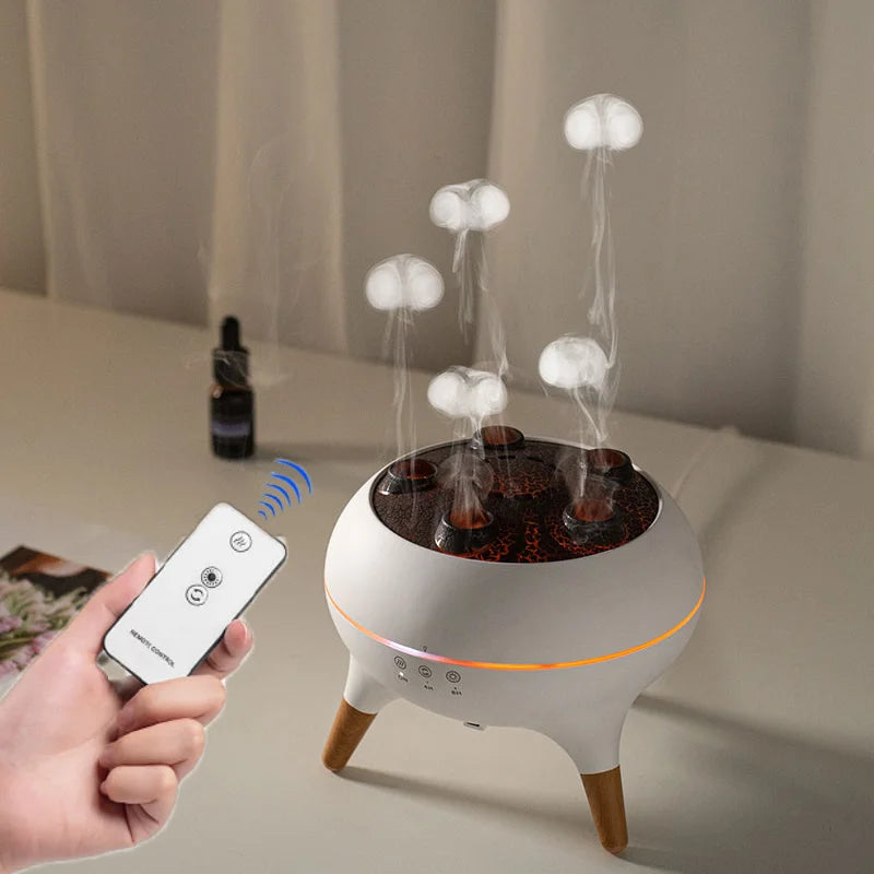 Dynamic Jellyfish Humidifier With Colorful Night Lights - Smarsty