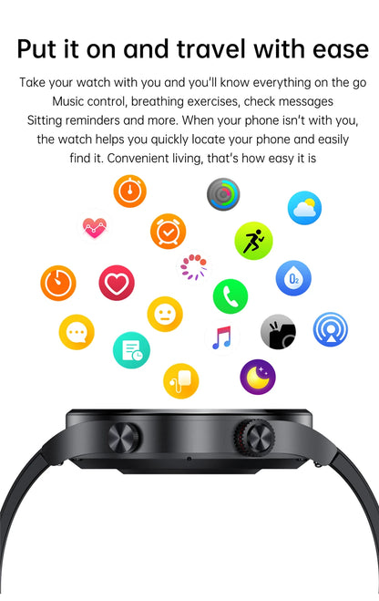 LIGE Bluetooth Smart Watch with ECG PPG Tracking - Smarsty