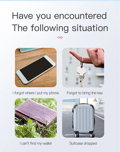 Mini Bluetooth Tracker for Keys and Pets - Smarsty