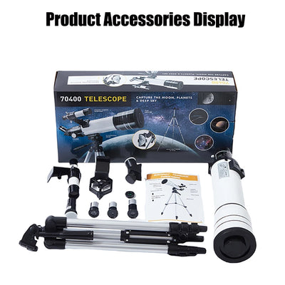 BORWOLF 70400 Professional High-definition Astronomical Telescope 333X To See The Moon and Stars Bird Watching Monocular - Smarsty