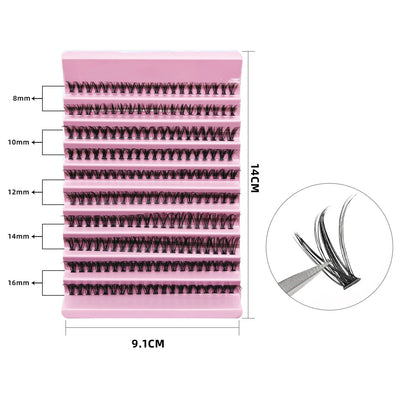 MJ Individual Cluster Lashes for Natural Volume Extensions - Smarsty