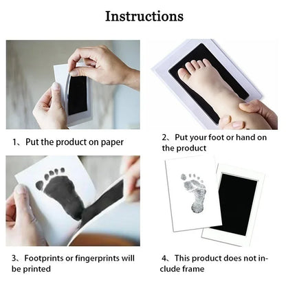 Safe Inkless Baby Handprint Kit No Touch Footprints Two Pack - Smarsty