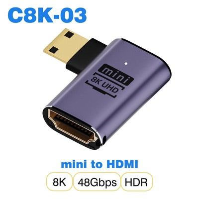 HDMI 2.1 Adapter for 8K 60Hz and 4K 120Hz - Smarsty