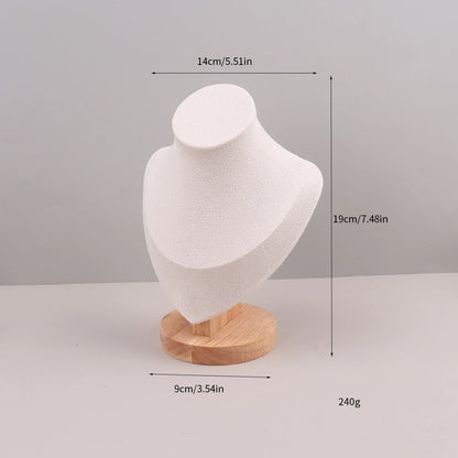 Velvet Jewelry Display Stand for Necklaces and Pendants - Smarsty