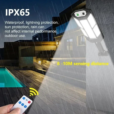 Solar LED Garden Light with Motion Sensor 300000LM Waterproof - Smarsty