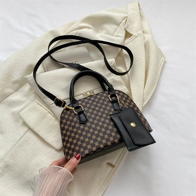 Lux Plaid Crossbody Bag For Women With Compact Mini Purse - Smarsty