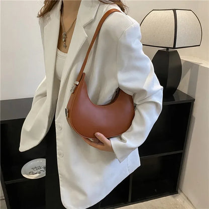 Luxury PU Leather Hobo Bag For Women With Zipper Closure - Smarsty