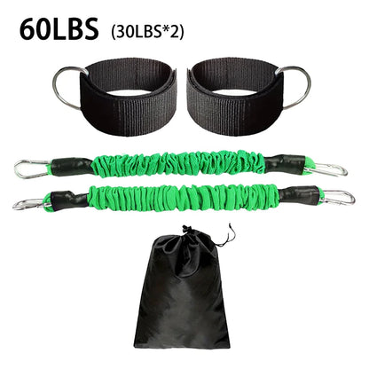 Fitness Ankle Ankle Buckle Leg Muscle Trainer Hip Joint Training Leg Strap Hook Leg Stand Anti Breaking Firmly Tension Rope Set