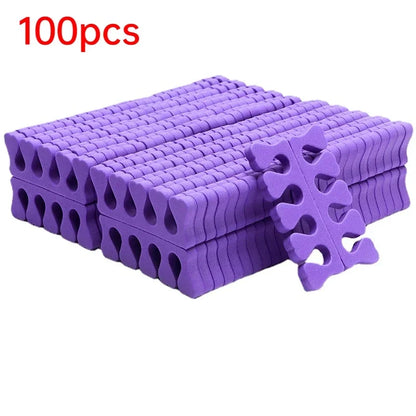 Soft Sponge Nail Art Toe Separators for Perfect Pedicures - Smarsty