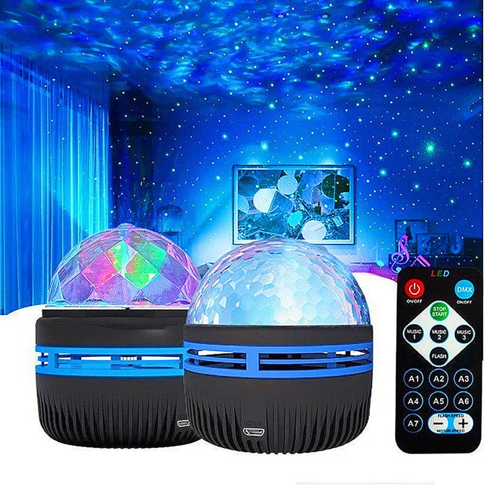 USB LED Starry Sky Projector Night Light with Remote - Smarsty